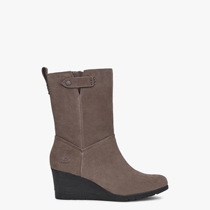 Ugg Potrero Suede Women All-Weather Boots Grey (8750RCQPS)